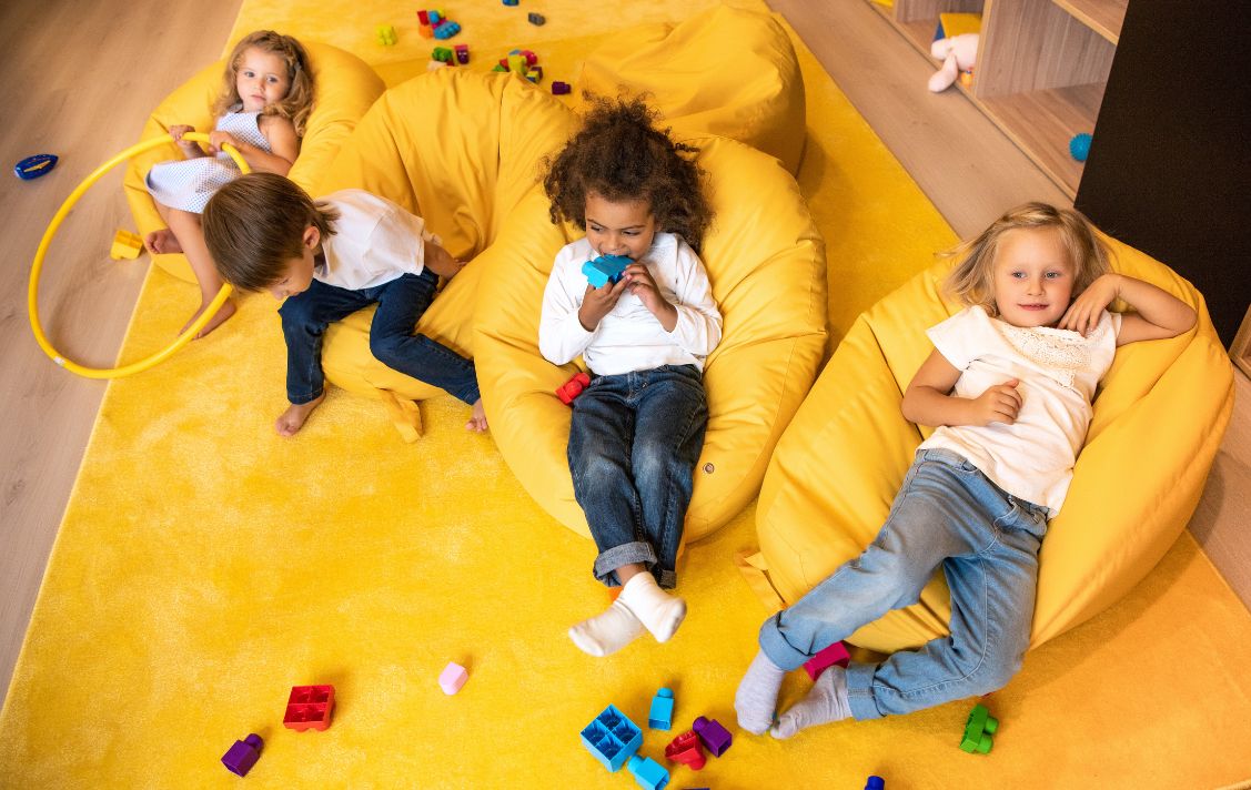 juegos para niños en sala de espera