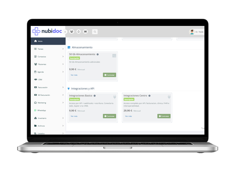 Nubidoc: API para clínicas: integra Nubidoc con tus sistemas